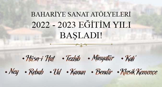 Bahariye Sanat Atölyeleri Başladı!