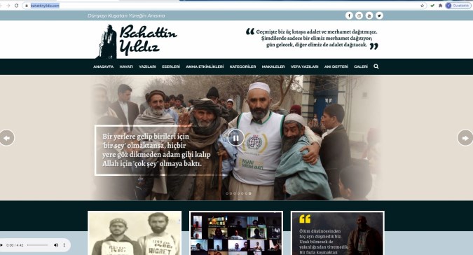 Bahattin YILDIZ adına açılan web sitesi yayına başladı.