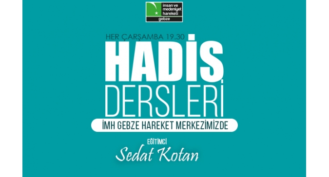 ÇARŞAMBA GÜNLER HADİS DERSLERİ 