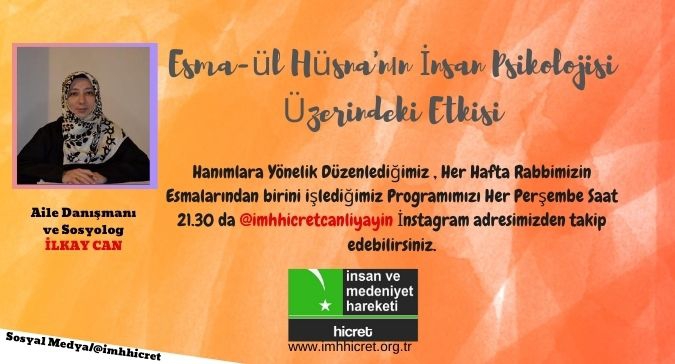 ESMA-ÜL HÜSNA'NIN İNSAN PSİKOLOJİSİ ÜZERİNDEKİ ETKİSİ