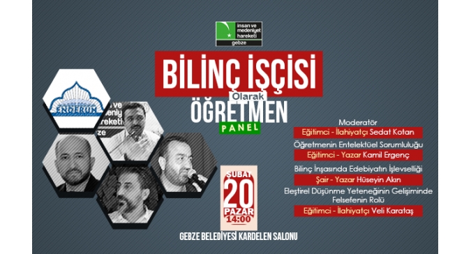 GEBZE’DE BİLİNÇ İŞÇİSİ ÖĞRETMEN PANELİ