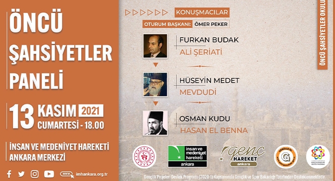 İMH Ankara'nın Gençlik Çalışmalarını Yürüten Genç Hareket Ankara Öncü Şahsiyetler Paneli Düzenliyor