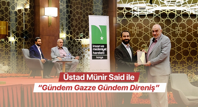 İMH Konya’dan Filistin’e Destek Programı: Üstad Münir Said, Gazze’deki Son Durumu Anlattı