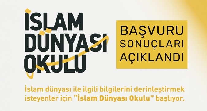 İslam Dünyası Okulu'na Kabul Edilen Öğrenciler Açıklandı