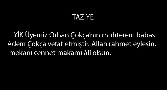 TAZİYE!