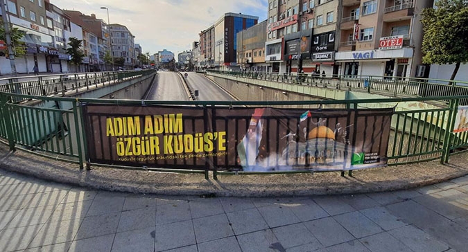 Tüm Türkiye'den Adım Adım Özgür Kudüs'e
