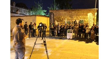Kudüs/Mescidi Aksa baskınlarına karşı tepki için basın açıklaması 