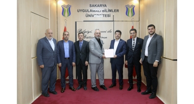 SAKARYA UYG. BİL. ÜNİVERSİTESİ REKTÖRÜNÜ ZİYARET ETTİK