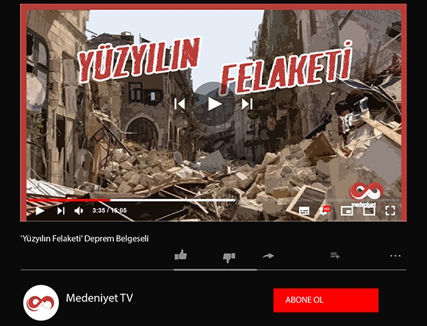 'Yüzyılın Felaketi' Deprem Belgeseli