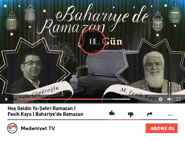 Hoş Geldin Ya`Şehri Ramazan Fesih Kaya Bahariye`de Ramazan 1.Bölüm